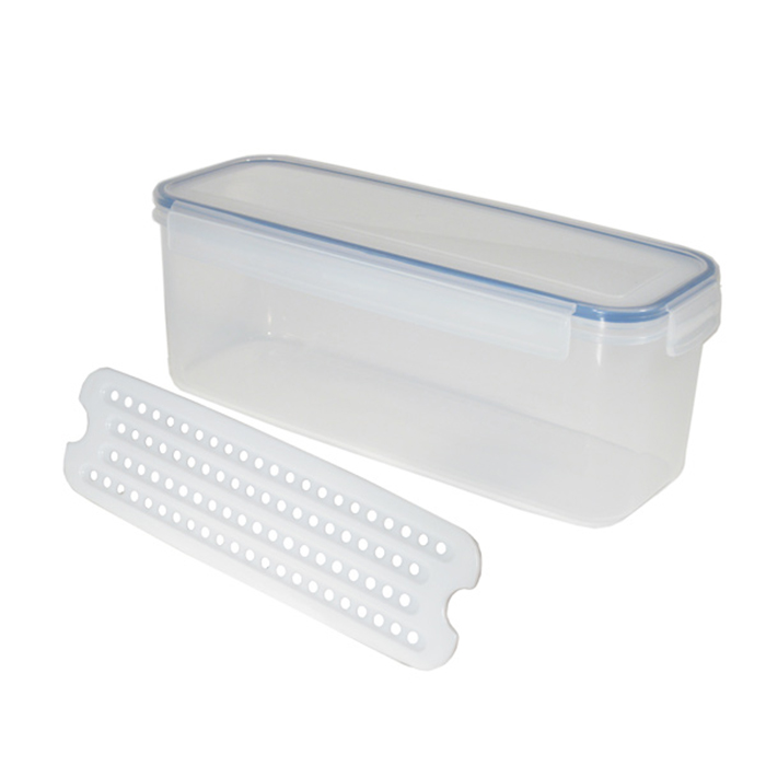 Food Storage Container, Food Containers with Removable Drain Plate