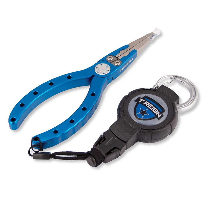 6 inch Fishing Pliers with Medium Retractable Gear Tether - GetStorganized